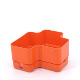 Vastill planter in orange plastic by Michael McCann