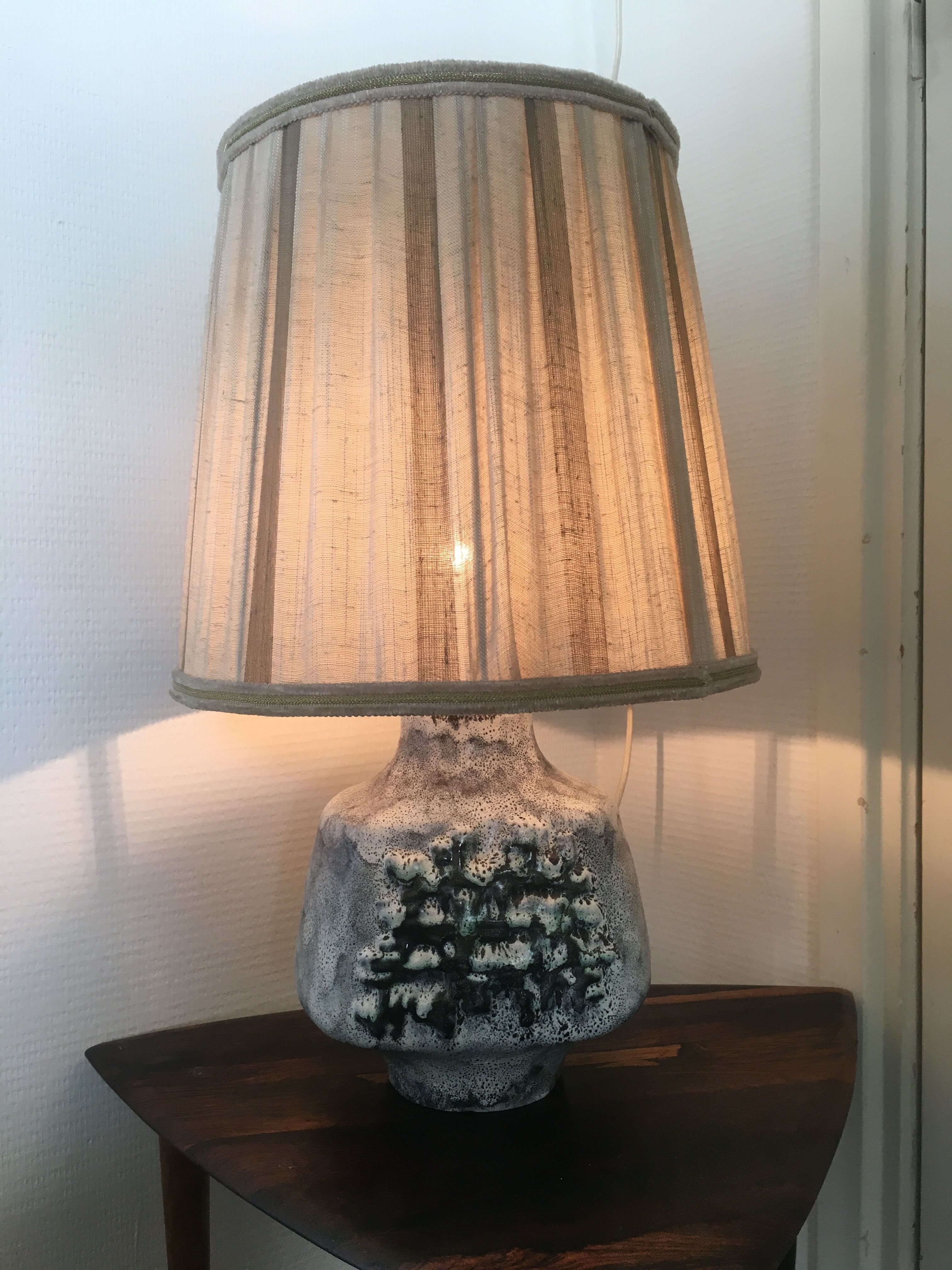 Mid-century ceramic table lamp, 1950s