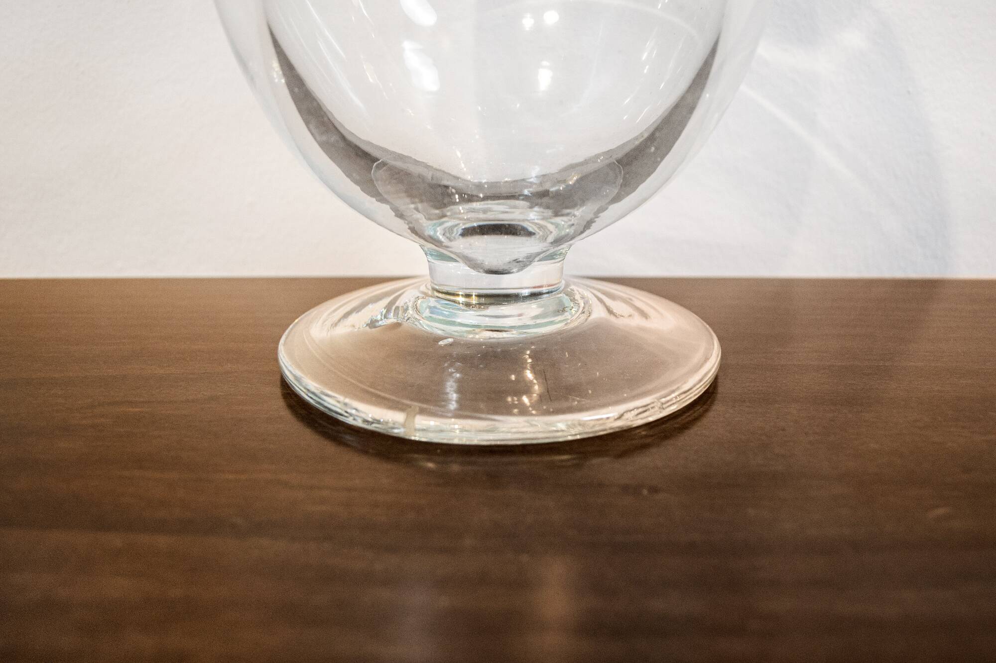 Bottiglia in vetro spesso Italia Anni '70