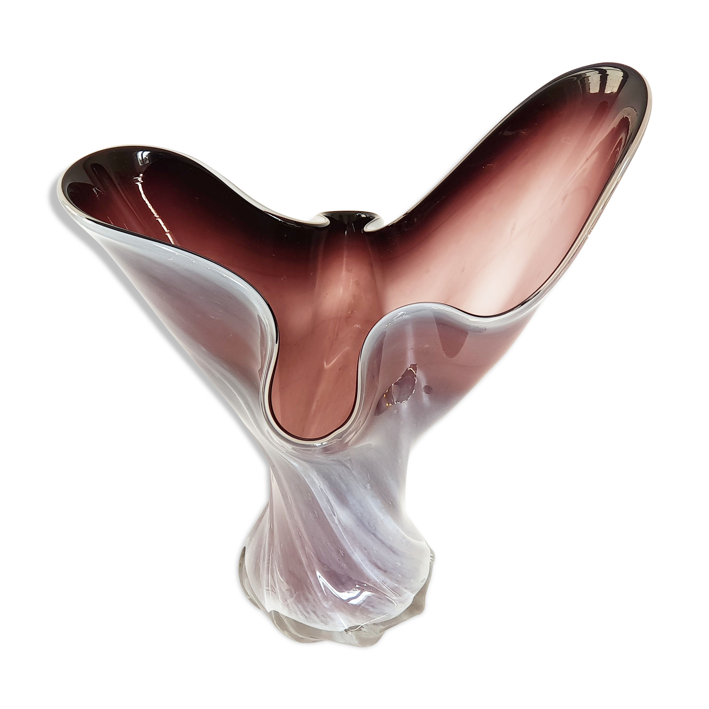 Corolla vase in Murano 1970