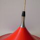 Tulip red metal hanging