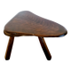 Table d'appoint ou banc en bois massif brut, style brutaliste, 1960