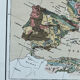 Original map of Europe 37x48cm - 1888