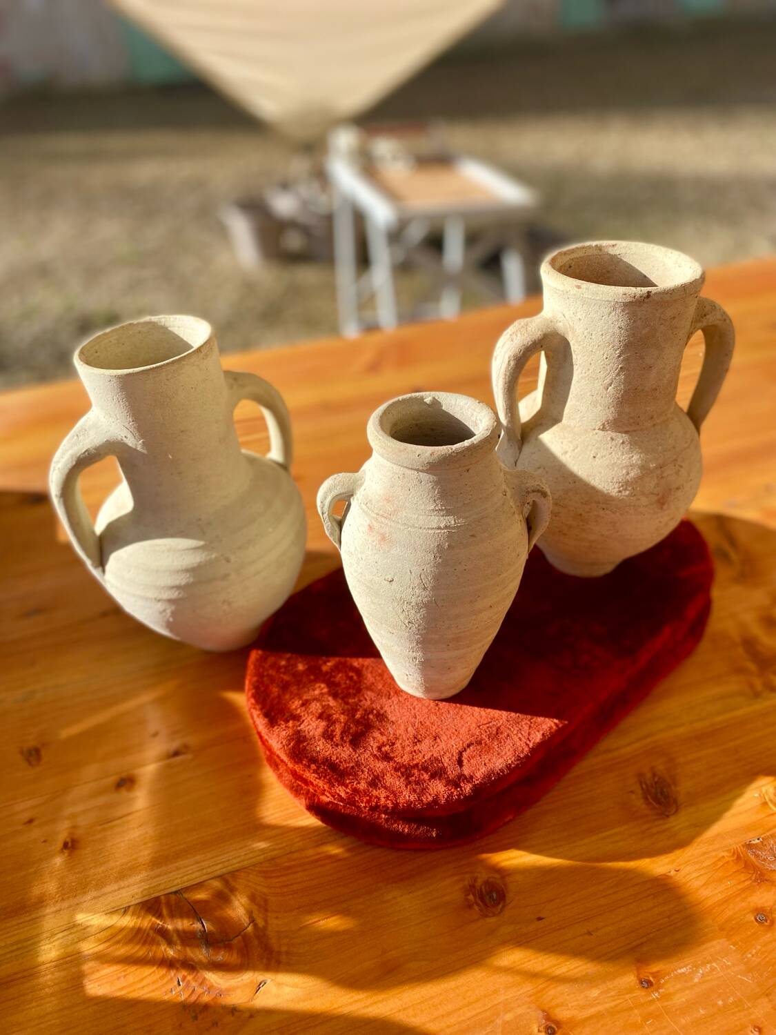 Vintage ceramic amphorae