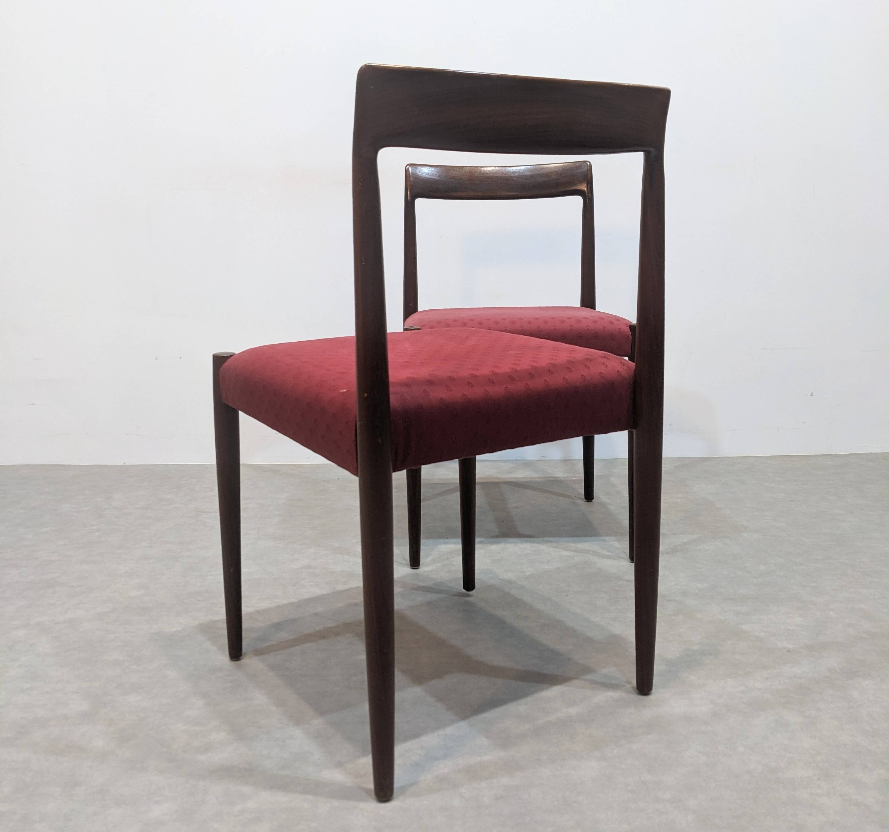 Duo of mic-century chairs