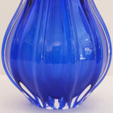 Blown glass vase by egermann, czech republic 1970