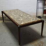 Coffee table top resin onyx 60s