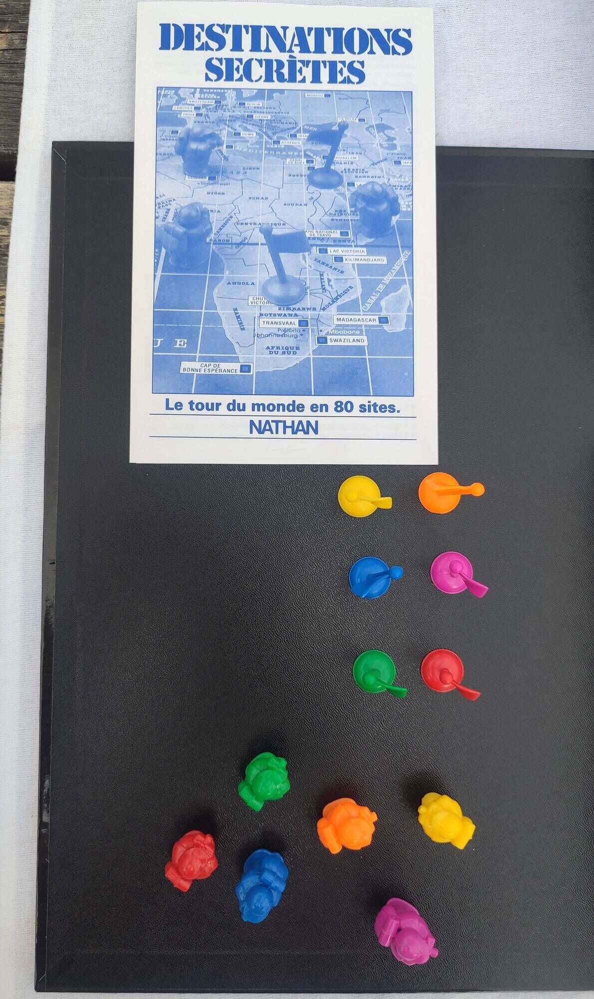 Vintage board game Secret Destinations Nathan Complete 1986