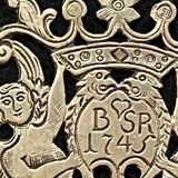 Bougeoirs muraux daté 1745