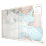 Estuary map of the Loire Croisic île Noirmoutier 1981