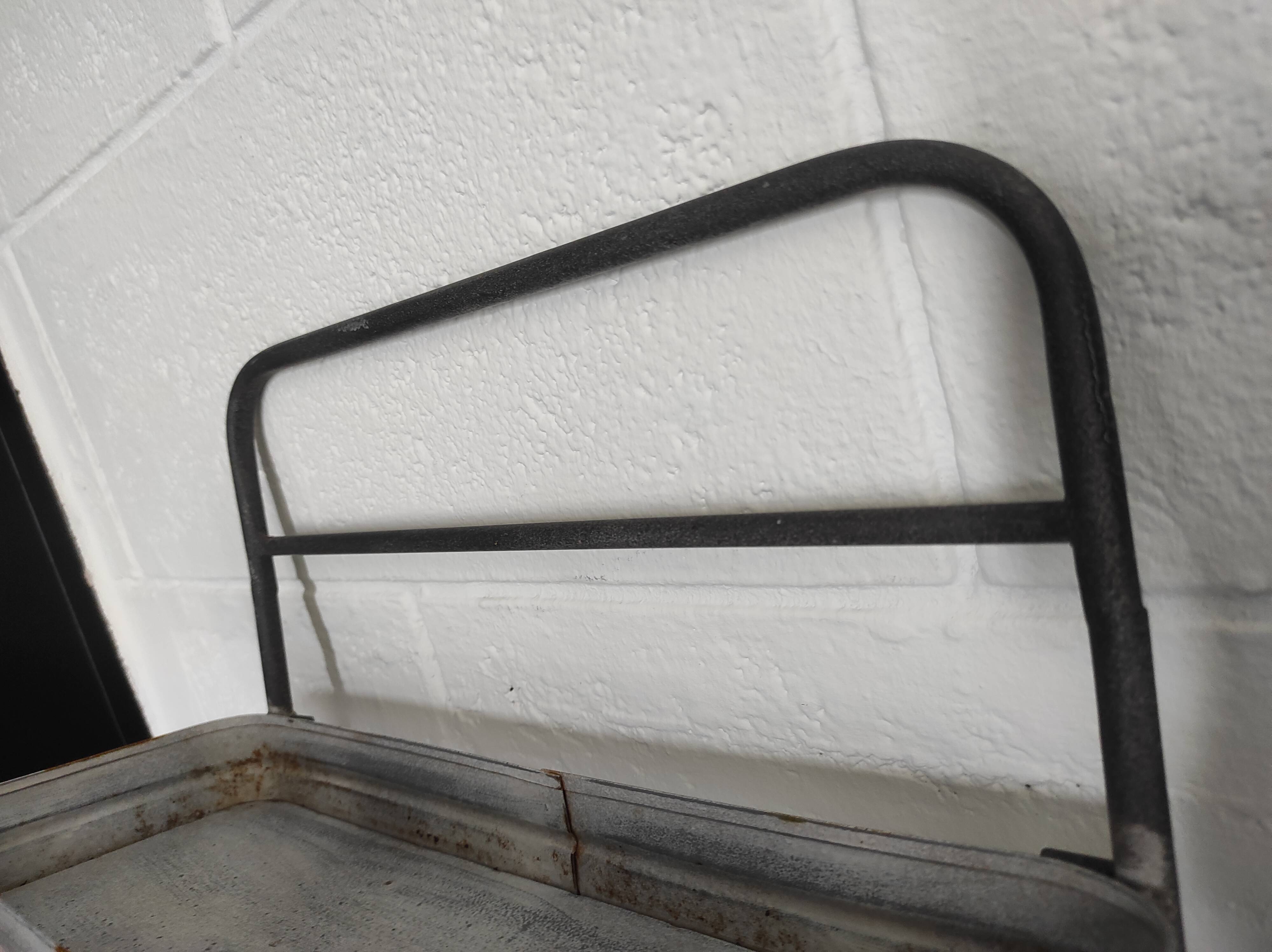 Large vintage metal 3 tier shelf