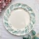 Antique round dish from Terre de Fer "Lilac" – Longchamp 19th century