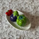 Ensemble sel et poivre en barbotine