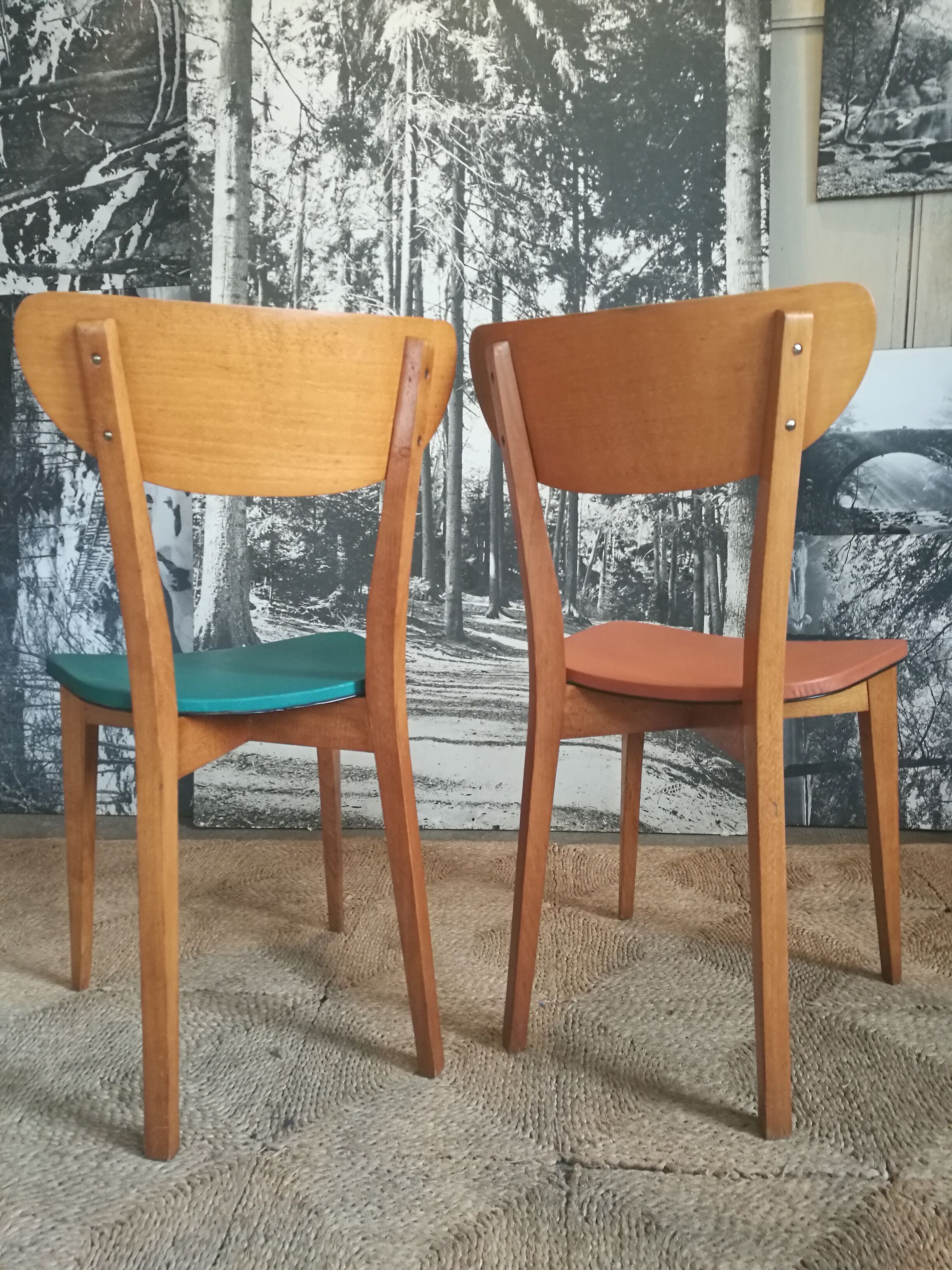 Pair of bistro chairs 1960