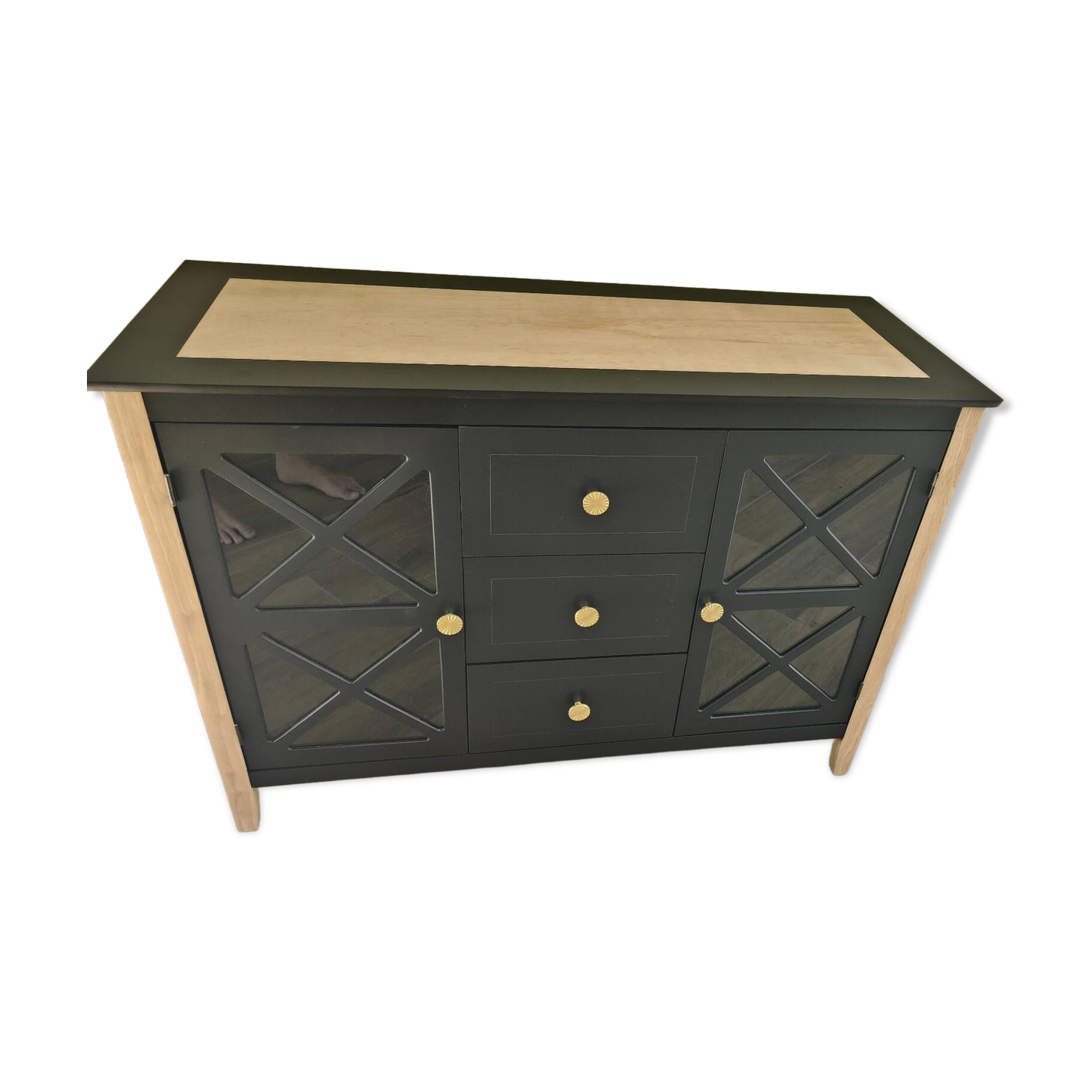 Matte black furniture