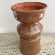 Vase en terre cuite vernissée