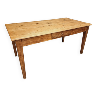 Table antique Table à manger de campagne française 80 x 155 cm