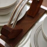 Double mirror tray