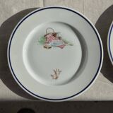 Set of 12 cheese plates France Chavroux 1990s D 21.5