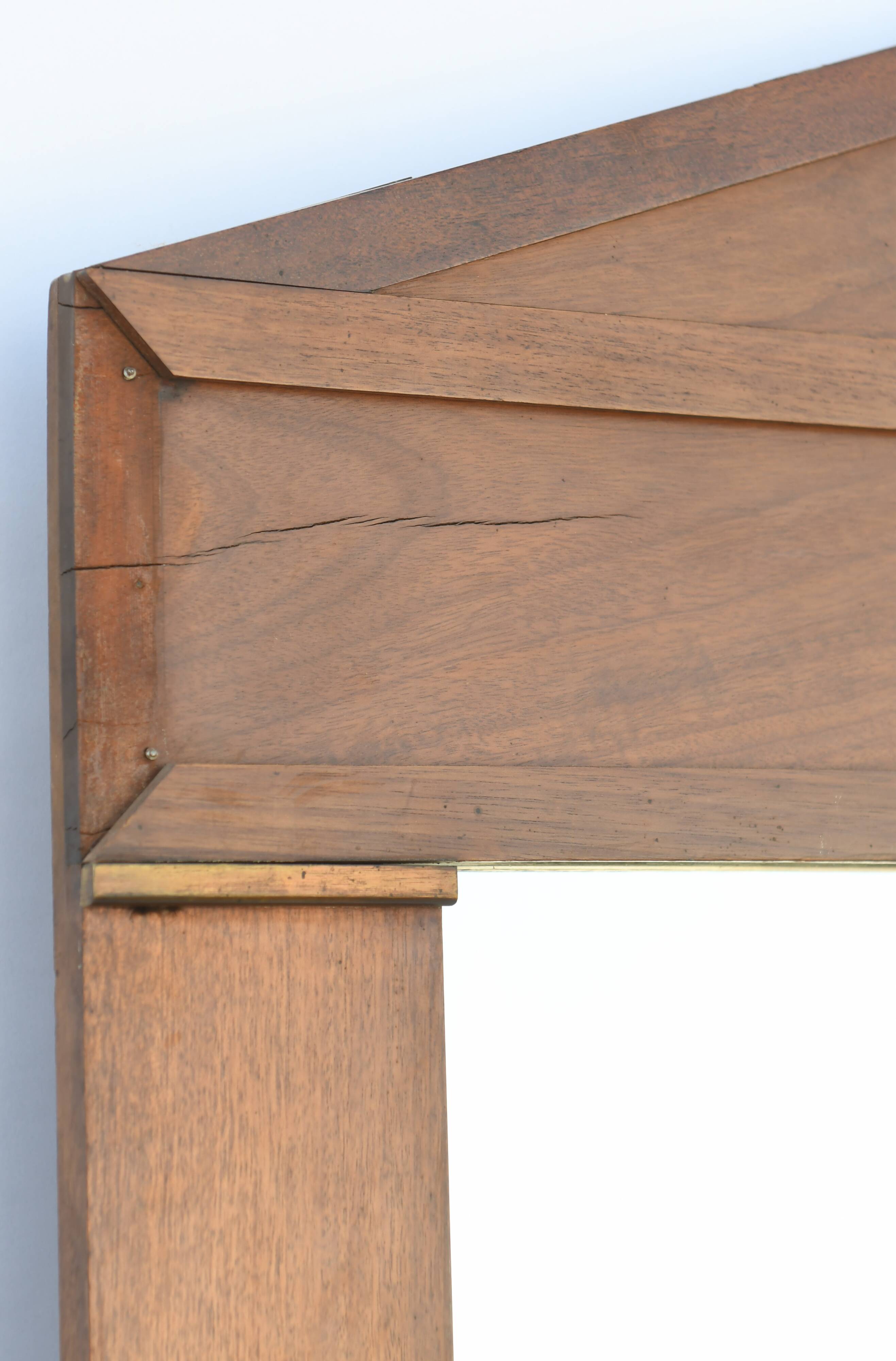 Mahogany mirror 185x114 cm