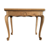 Console making Louis XV style game table in oak