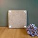 Dessous de plat orange marron et blanc formica vintage