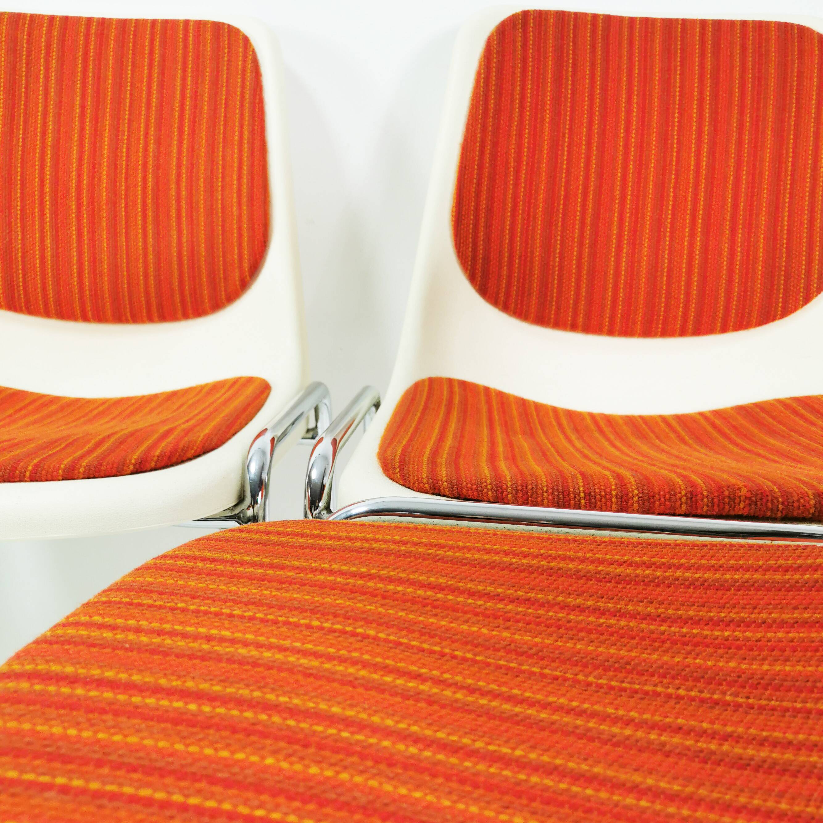 Set of Space Age chairs, Mauser, Germany, 1970s