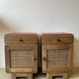 Pair of Art Deco bedside tables