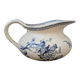 Opaque porcelain water jug from Gien, Aubépine Terre de Fer model.
