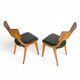 4 x Wooden Dining Benchairs 136 / Chairs by Stol Kamnik / 1960s / Slovenia