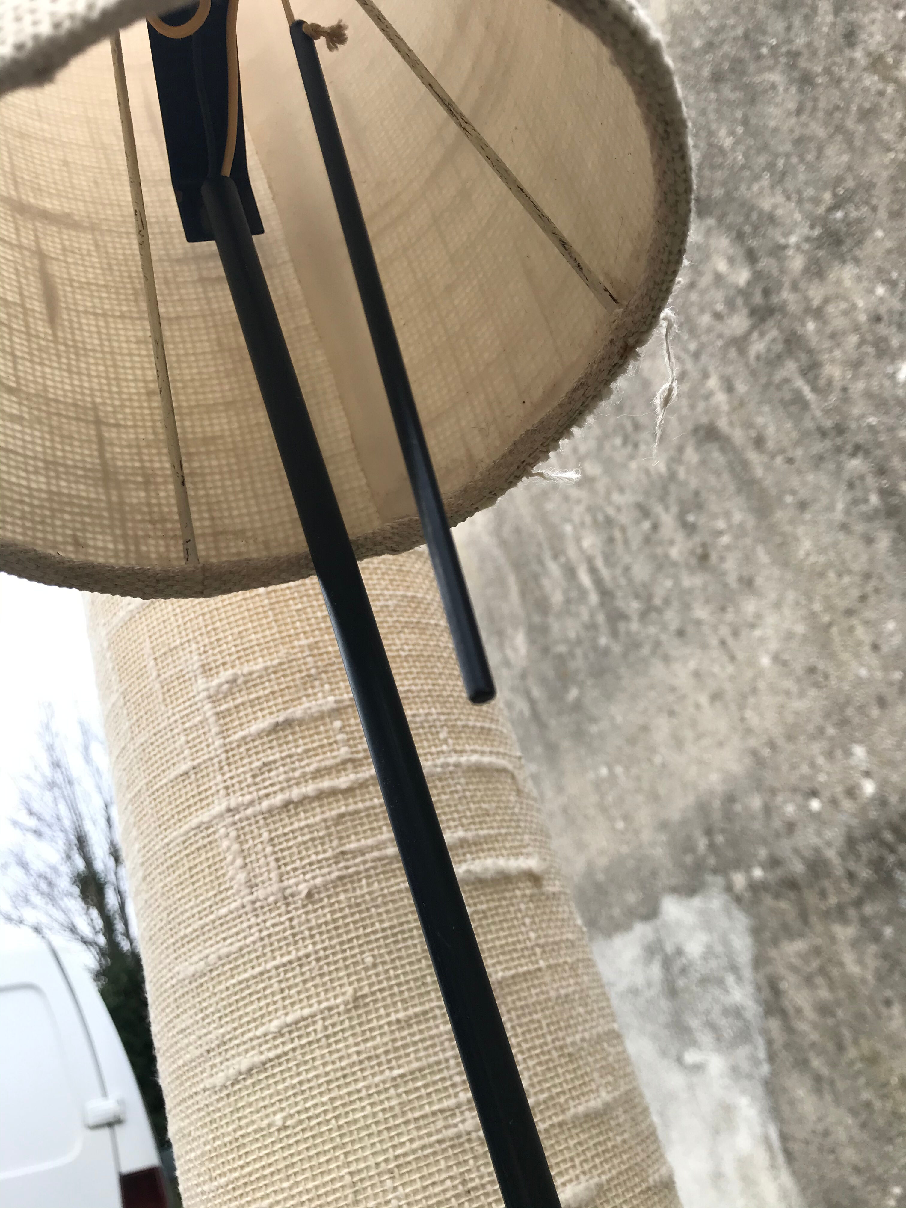 2-branched lamppost vintage 60s