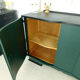 Art Deco buffet green and black