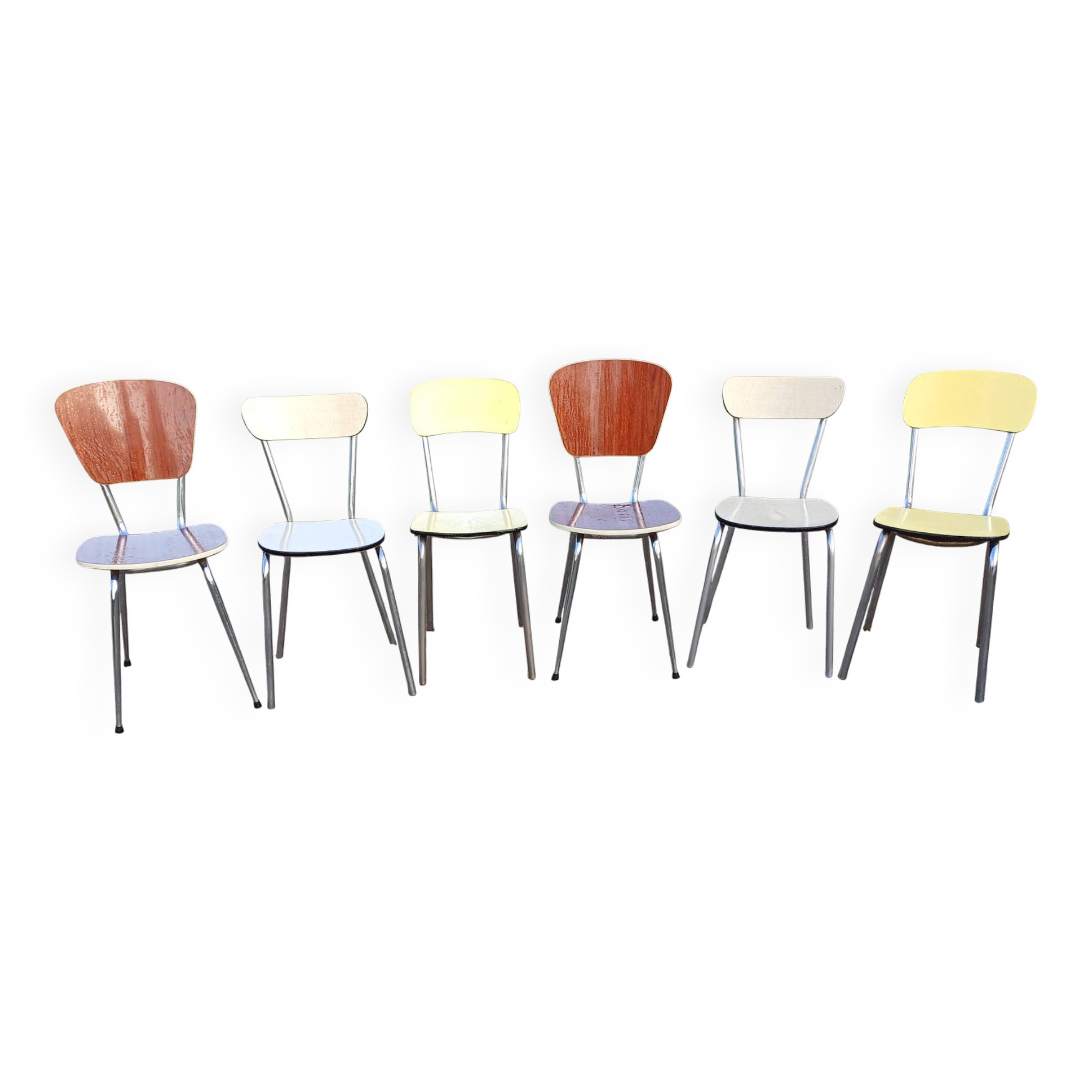 6 Vintage Formica Chairs
