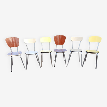 6 Vintage Formica Chairs