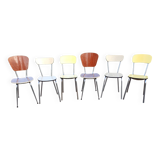 6 Vintage Formica Chairs