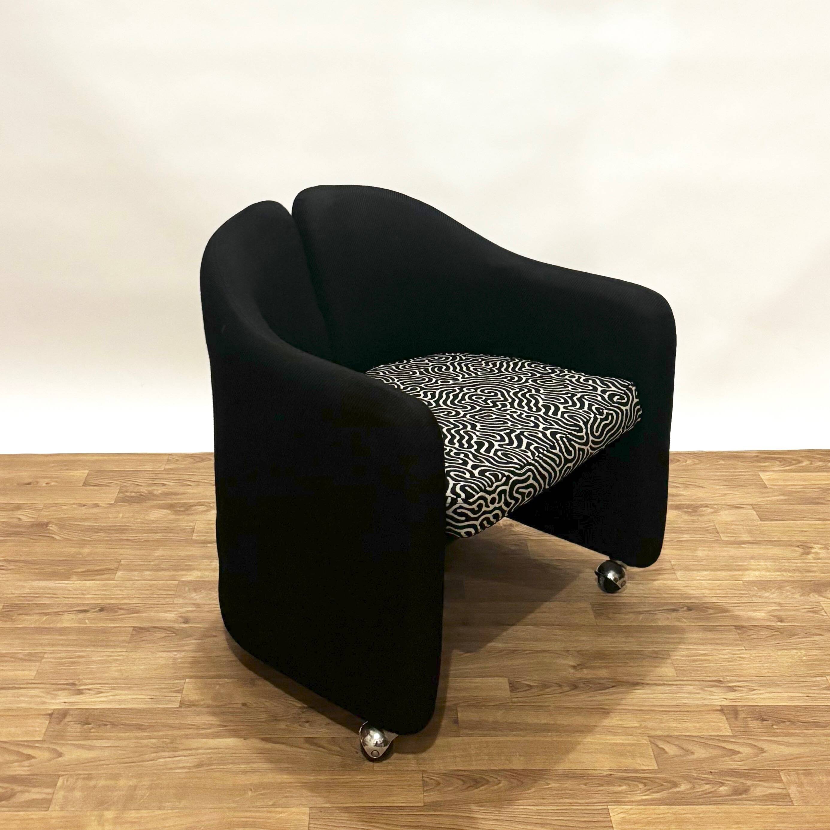 Fauteuil italien par E. Gerli pour Tecno, années 70