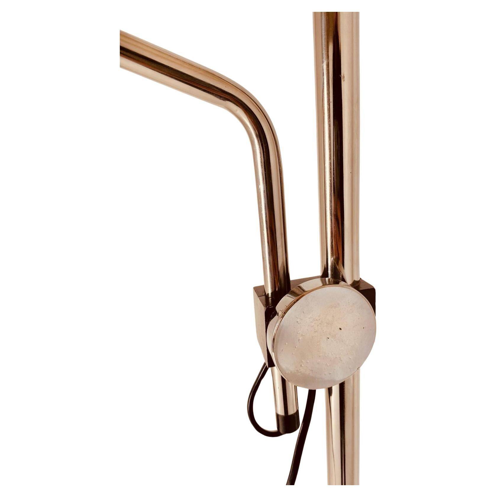 1960s space age chromed floor lamp, Italy 1960s