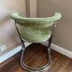 Ensemble de 4 chaises vintage - velours vert - attribuées à Gastone Ronaldi