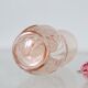 Little hyacinth vase in molded glass, vintage