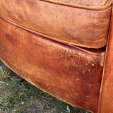 Pair of vintage club armchairs