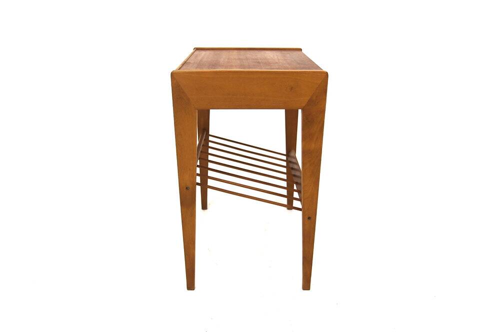 Table de chevet scandinave en teck, Suède, 1960