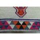 1970s Vintage Turkish Oushak Handmade Wool Cotton White Runner Rug 75x336