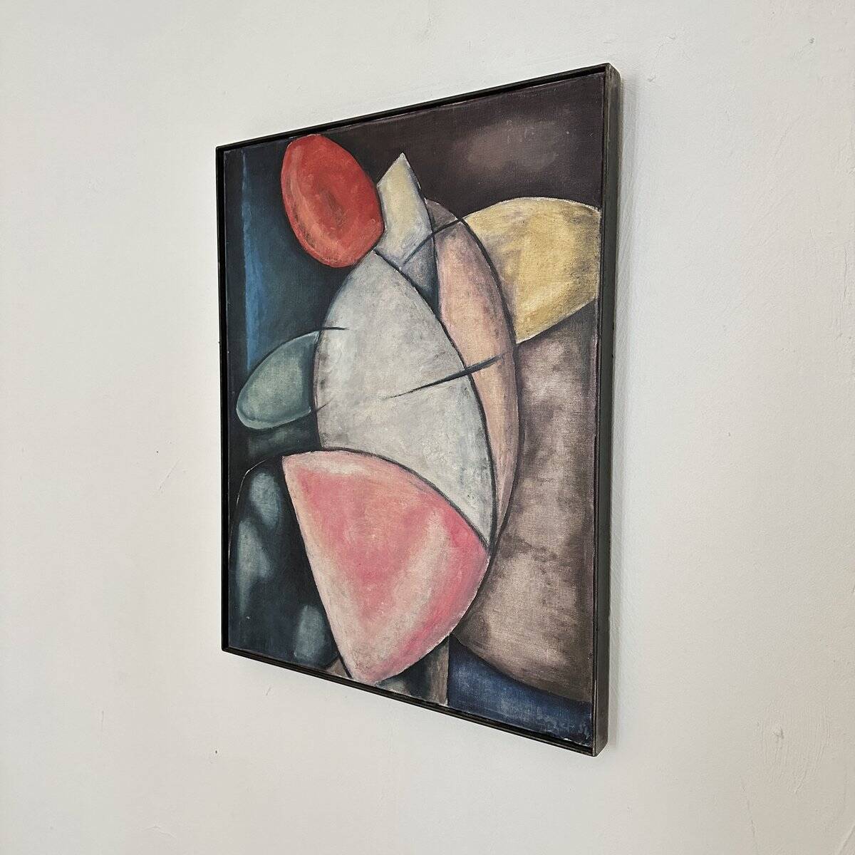 Bayer, Abstract Geometric Composition, 1954, Oil