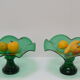 Pair of Art Glass Bowls,by Glasswork Novy Bor,1930's