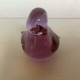 Purple pink glass bird paperpress