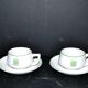 2 tasses vintage tortue en porcelaine allemande Bavaria Bauscherweiden