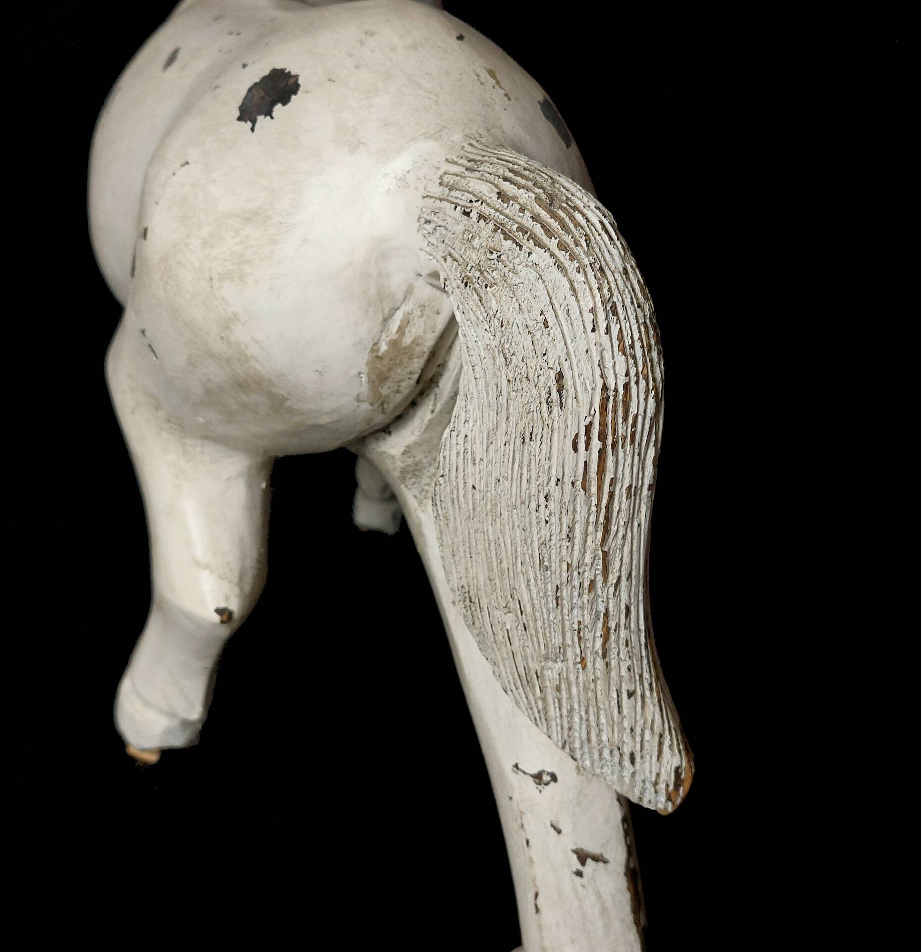Carved wooden horse – Folk Art