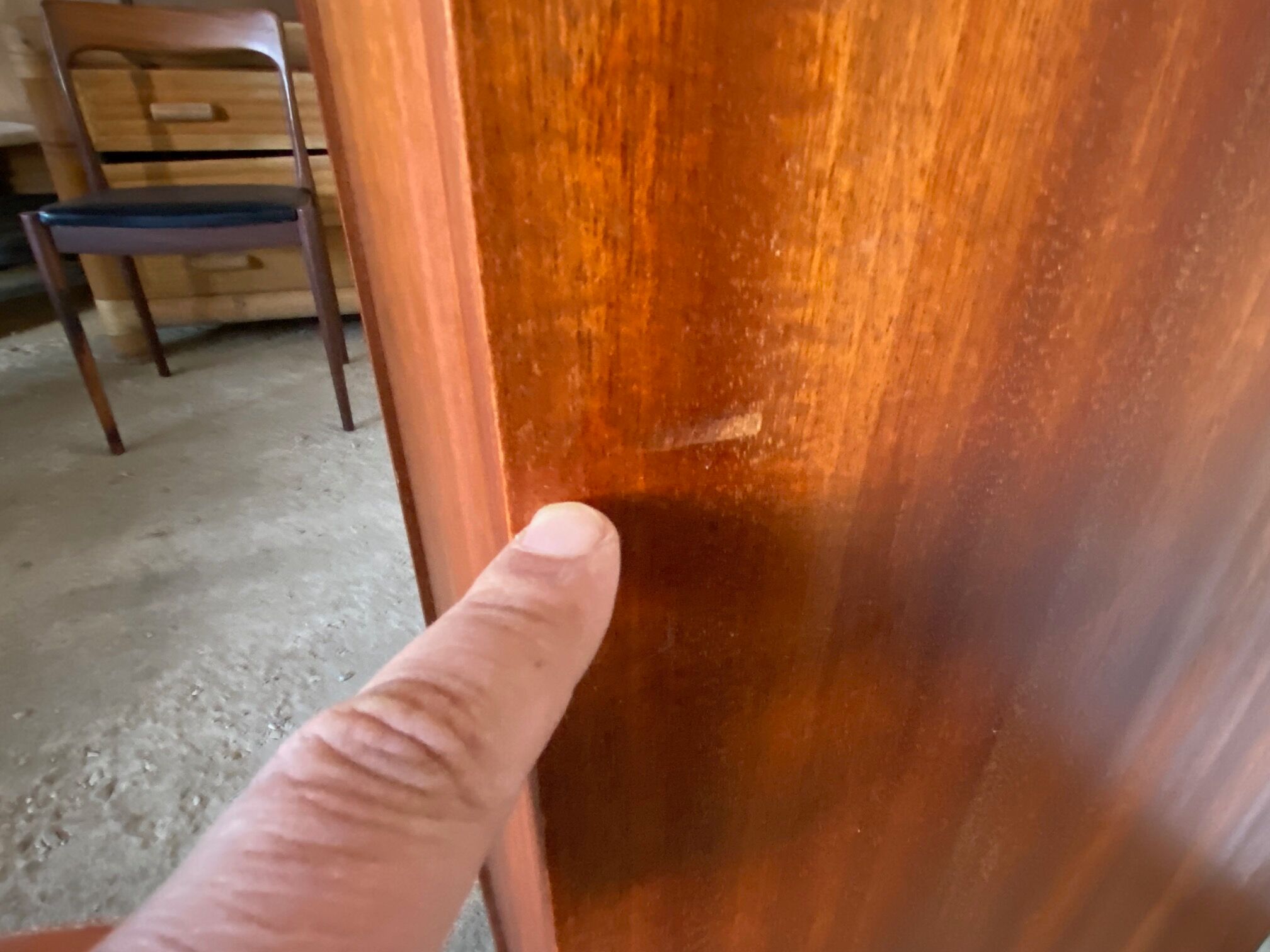 High cabinet one teak door 60s