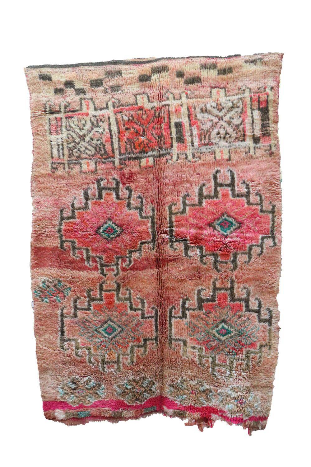 Vintage Moroccan Boujad Rug 158 x 227 cm