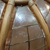 Suspension nacre et bambou